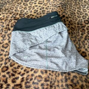 lululemon athletica Gray and Black Athletic Shorts